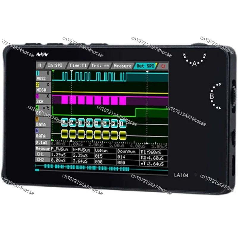 محلل المنطق LA104 بروتوكول الحافلة بأربع قنوات مفتوح المصدر 100 ميجا هرتز أخذ العينات #5