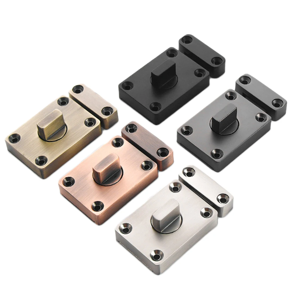 

Door Latch Furniture Barn Door Aluminium Alloy Burglar Proof Screws Kitchen Cabinet Locking Solution Practicality