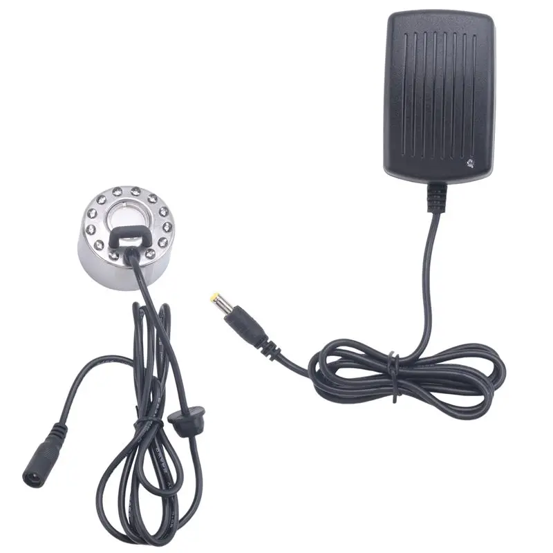

ETRT Mist Maker 12 LED Light Color Change Mist Maker Atomizer Water Fountain Pond Indoor Outdoor Mister Foggers