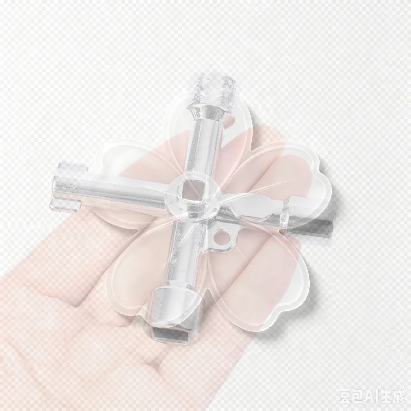 Multi-function 4 In 1 Universal Cross Key Triangle Key Cabinet Valve Alloy