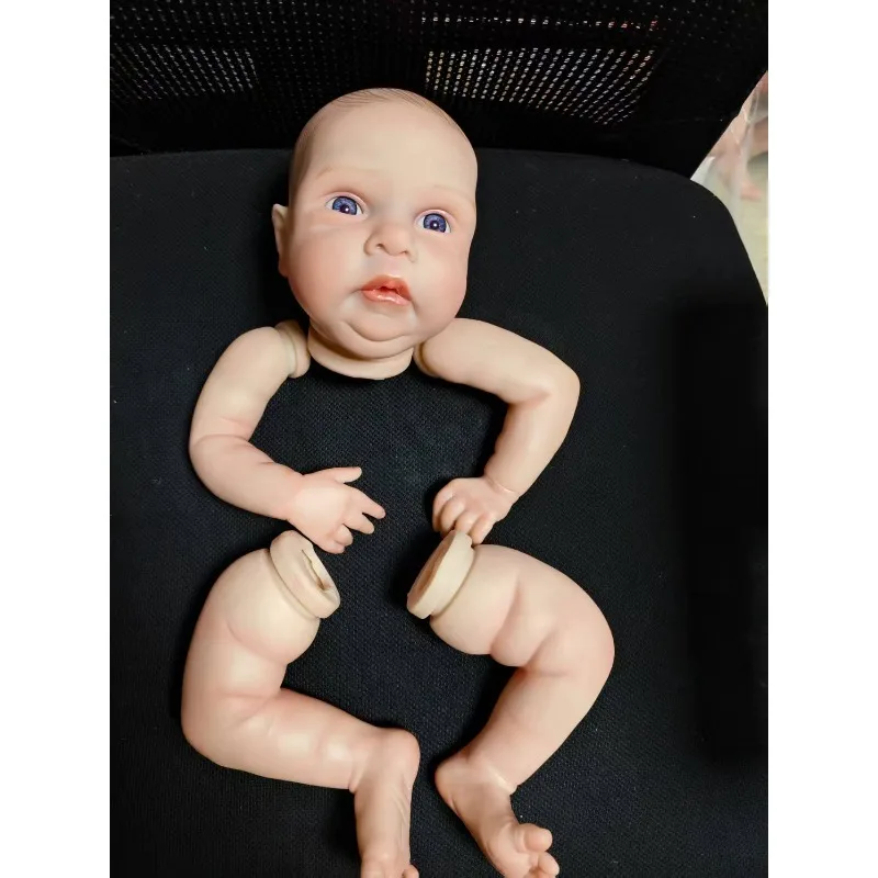 

20inch 50cm Already Painted Reborn Doll Parts Miley3D Painting with Visible Veins Cloth Body Included
