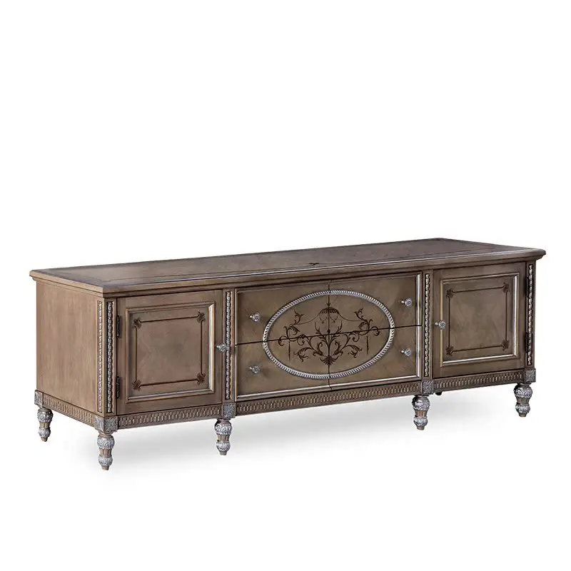 

Italian simple living room European TV cabinet storage light-colored floor cabinet
