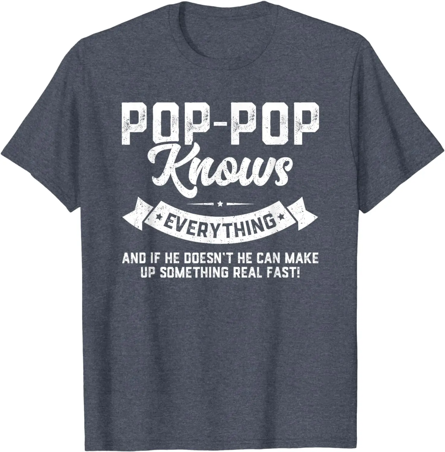 Pop-Pop Knows Everything Shirt 60th Gift Funny Father's Day T-Shirt