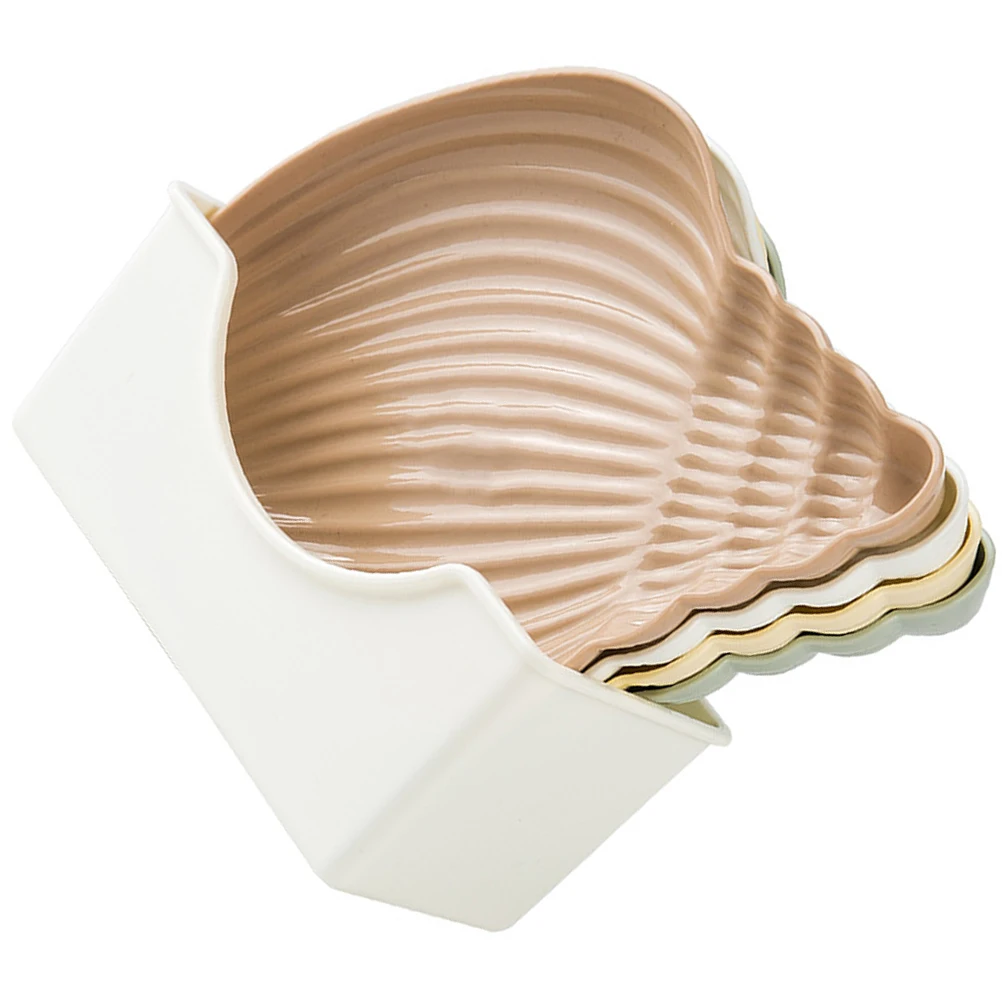 

Ocean Style 4 Color Conch Snack Plates Set Multi Functional Dried Fruit Nut Serving Tray Household Kitchen Accessories