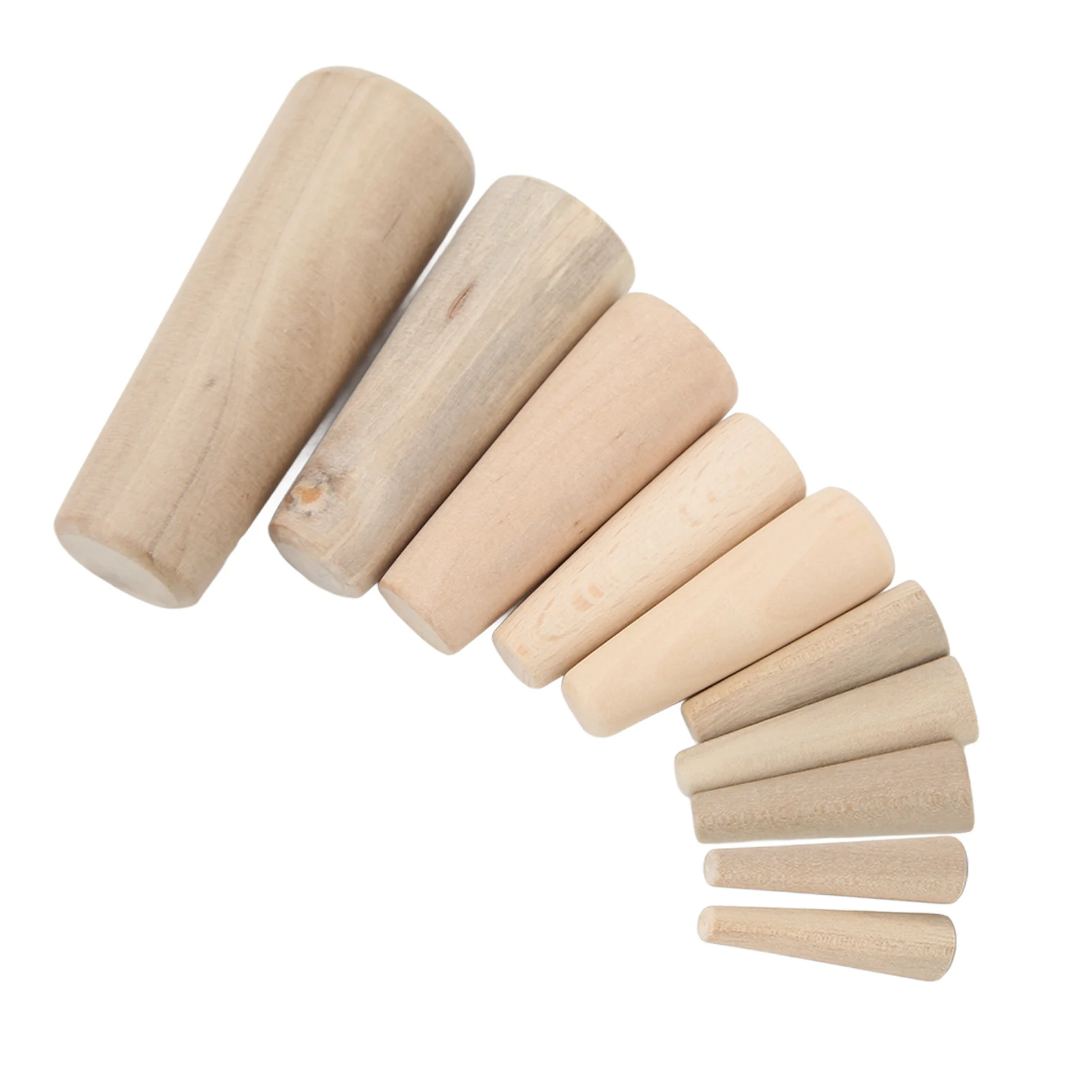 10pcs Marine Tapered Thru Hull Emergency Soft Wood Plugs Drain Plug for Boat Yacht Marine