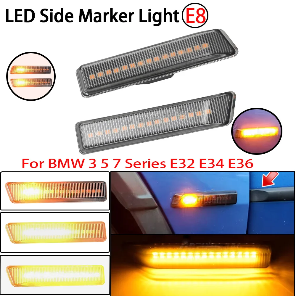New LED Turn Signal Side Marker Light For BMW 3  E46 luxury sedan/wagon/Coupe/convertible/Compact 1998-2003