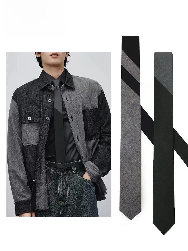 ay-ウールスキニーネクタイ-メンズ-55cm-カジュアル-sle-韓国ブランド-t＆twenties-アローパターン-ギフトボックスパッケージ-ファッショナブルなネティ