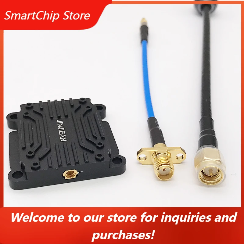 SmartChip5.8GHz 2.5W 48CH VTX Video Transmitter With CNC Shell 25mW 400mW 800mW 1.5W 2.5W Adjustable For RC FPV Racing Drone