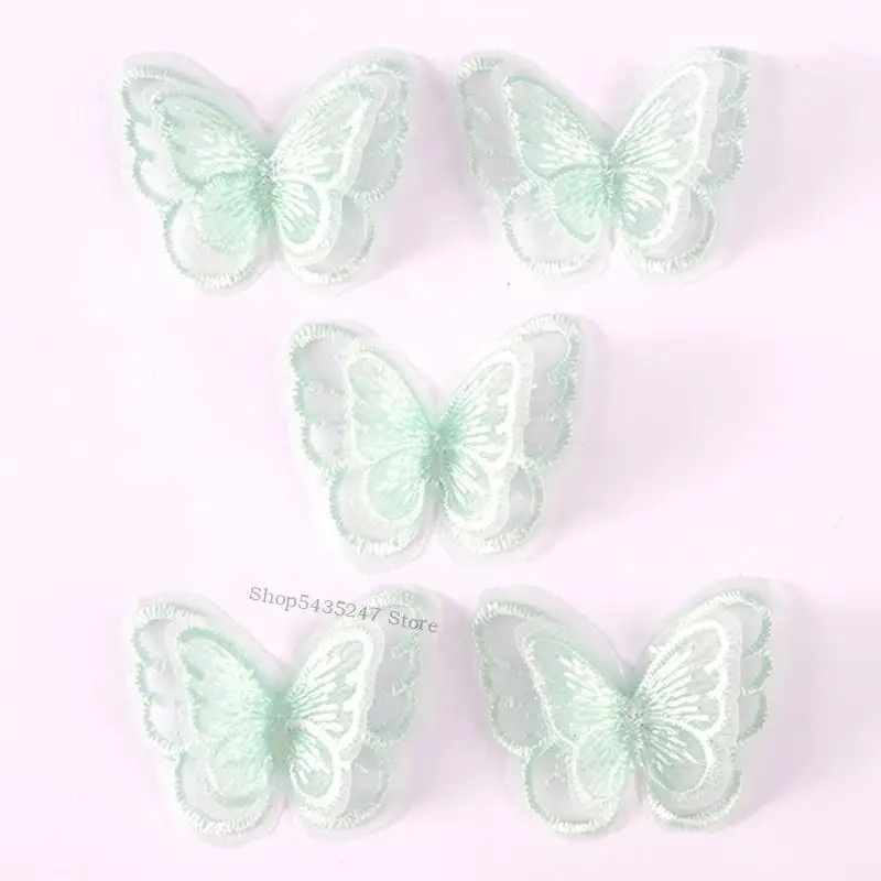 10 piezas bordado bordado apliques coser parches para costados vestidos vestir ropa decoración cabello accesorios