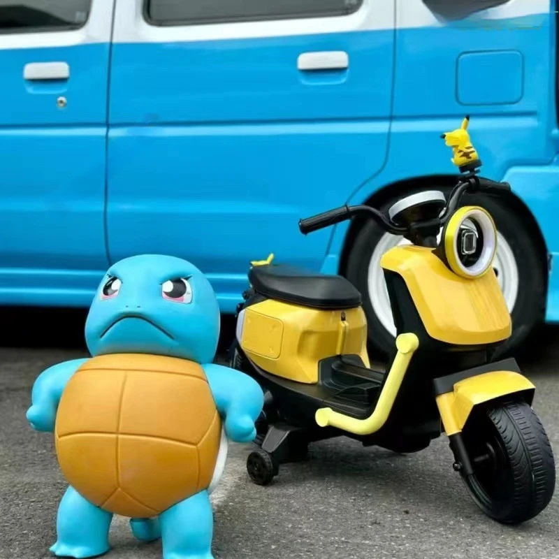 Popular Toys New Anime Will Spray Water Jenny Car Accessories Spray Water Big Size Proud And Cute Model Toys Car Squirtle Orname