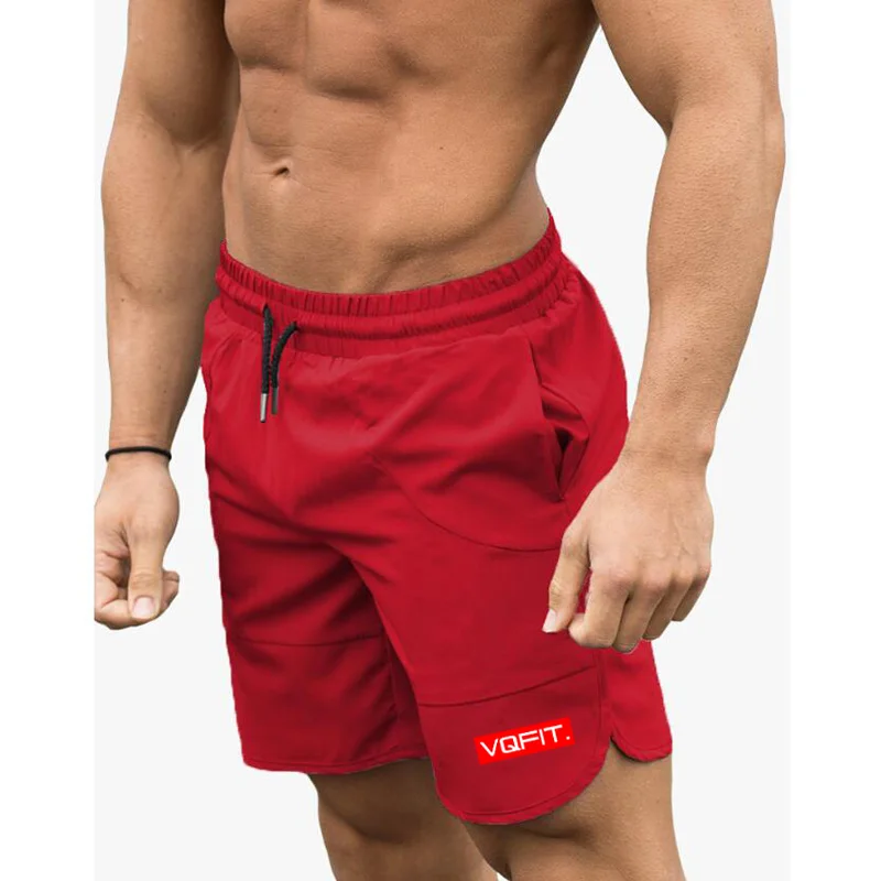 summer Mens Athletic shorts Polyester Breathable Quicks Drying Gym Workouts Stretching Training Jogging With Drawstring  Pockets