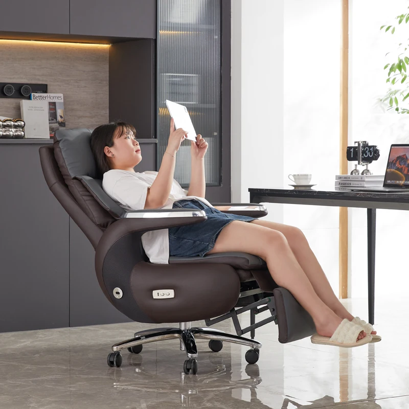 Boss Modern Office Chair Leather Gaming Back Support Headrest Office Chair Computer Arm Cadeiras De Escritorios Furniture