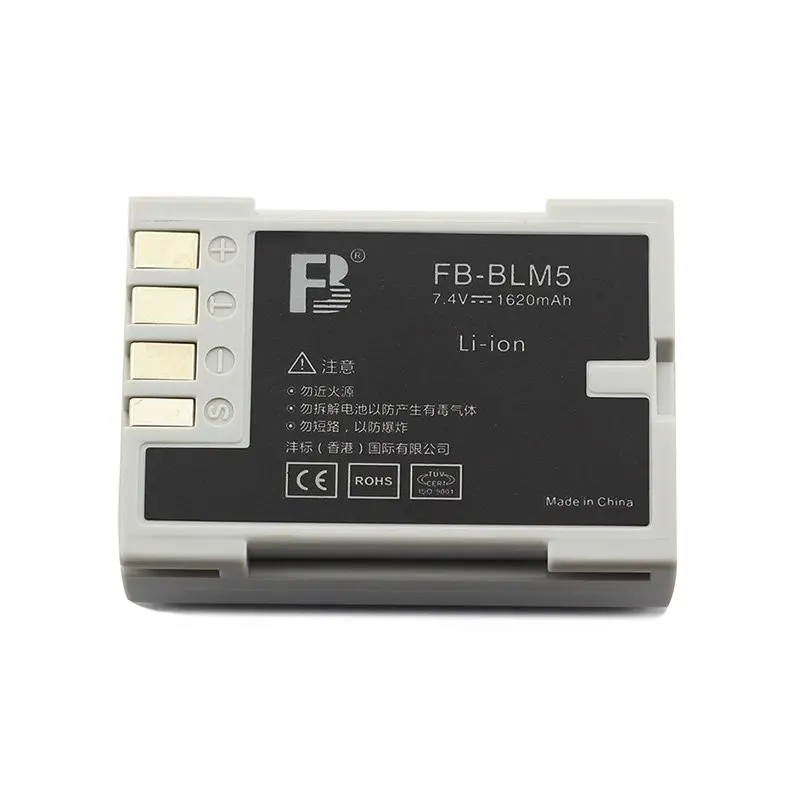 

Rechargeable Camera Battery BLM-5| Recharger For Olympus camera battery suitable for micro single E3 E300 E500 E5 E30 E1...