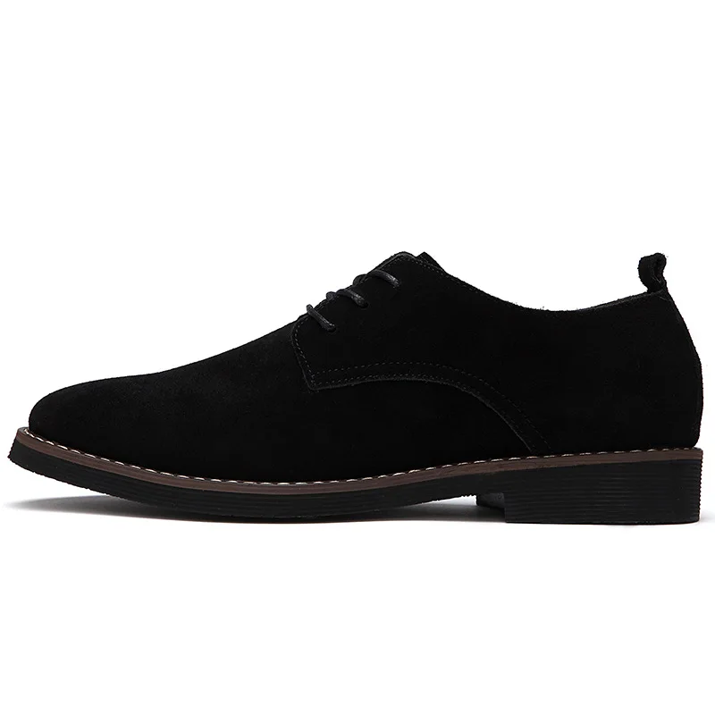 Scarpe formali da uomo Oxford scarpe da uomo scarpe da uomo di grandi dimensioni 38-48 pelle scamosciata di vacchetta primavera e autunno scarpe Casual in pelle da uomo 2024