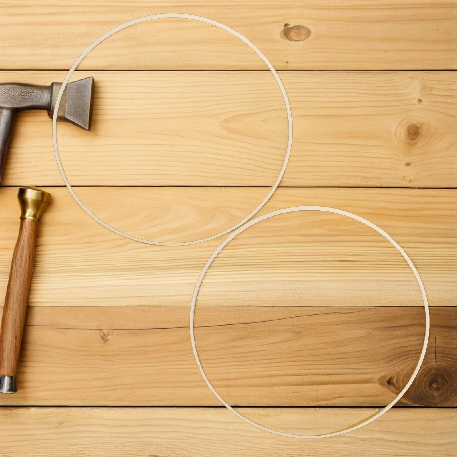 

10Pcs Bamboo Floral Hoops Rustic Wreath Rings DIY Wedding Wall Hanging Macrame Garland Craft Supplies Wreath Hoop