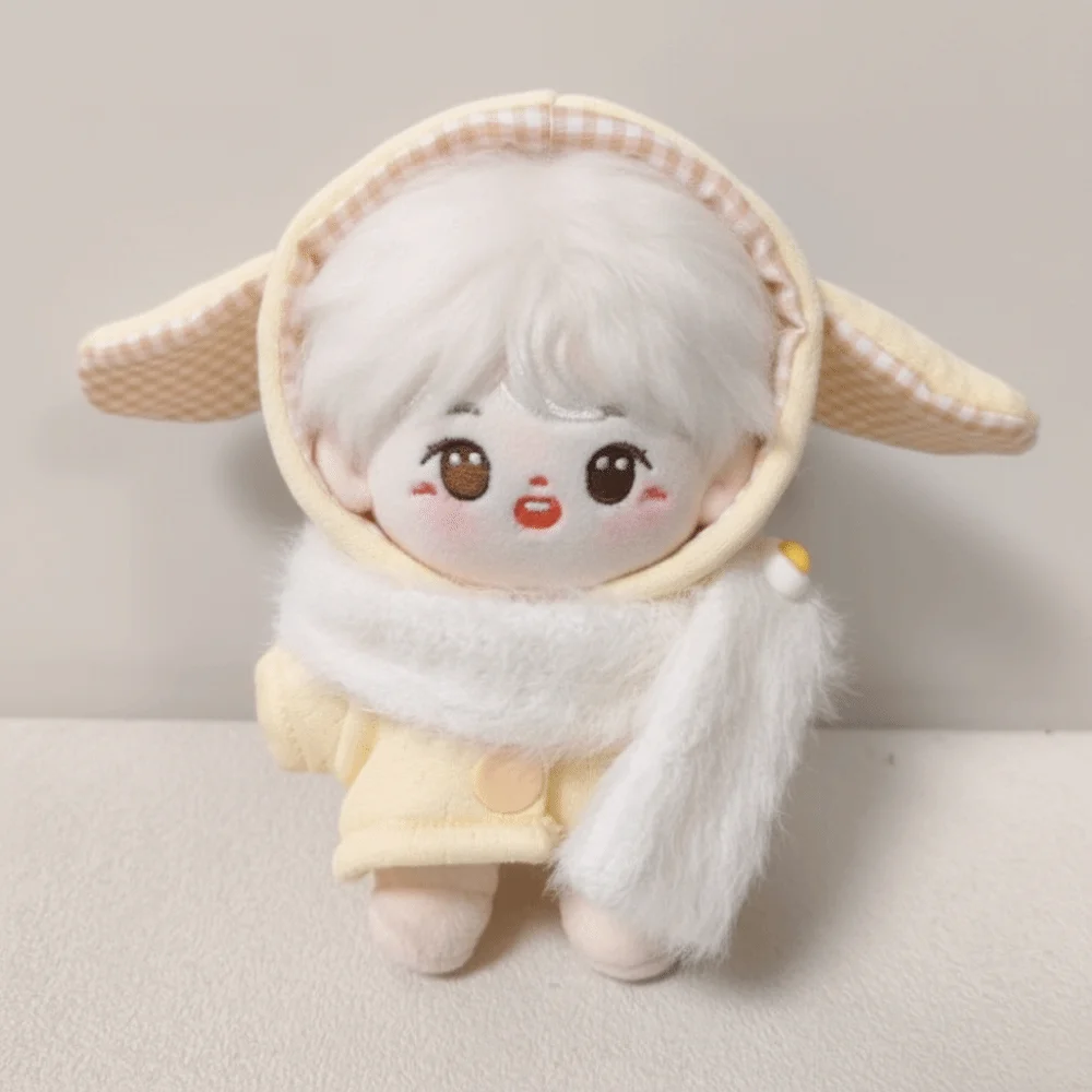 Long Ear 10cm Cotton Doll Clothes Hoodie Cute Doll Clothes Outfit Lovely Mini Doll Dress Up Set Children's Gift