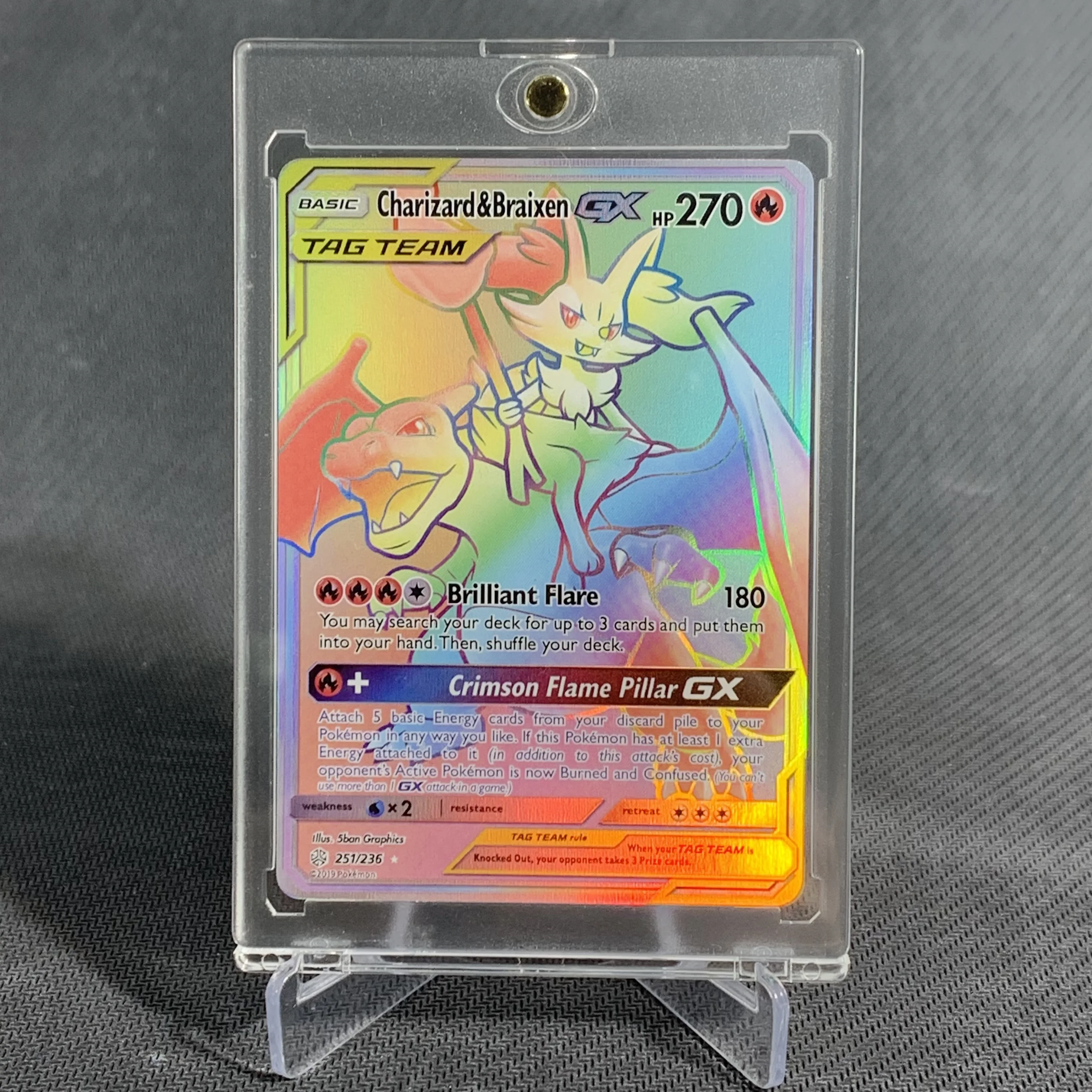 rainbow tag team pokemon cards PSA 10 Eevee