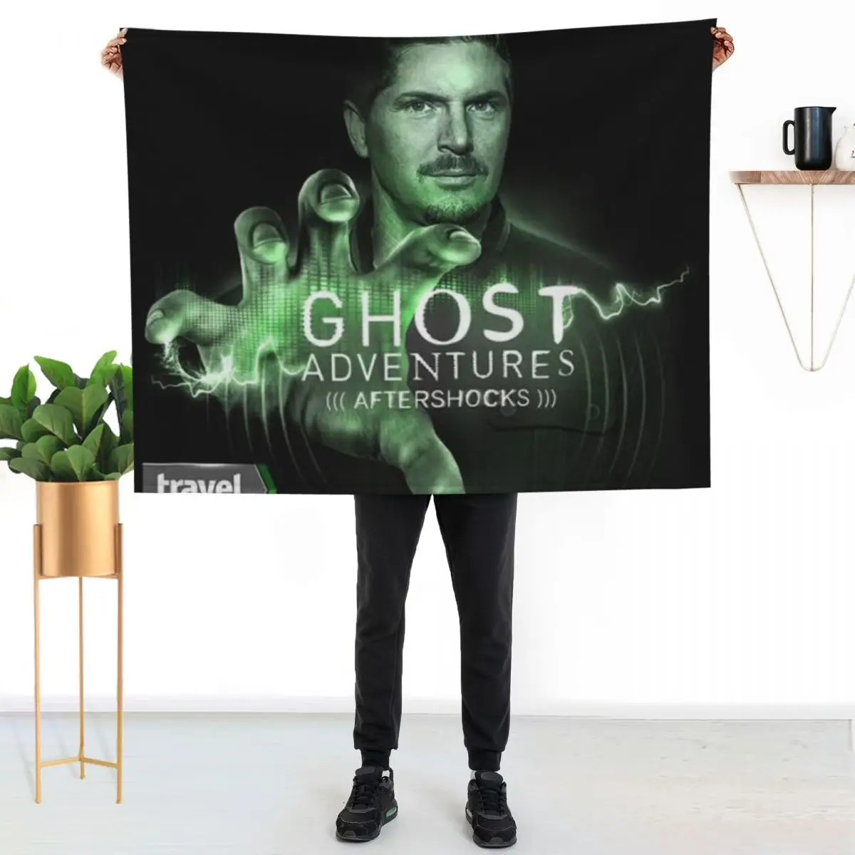 

Ghost Adventures Travel Channel Throw Blanket Compact Warm Blanket for Car Road Trip