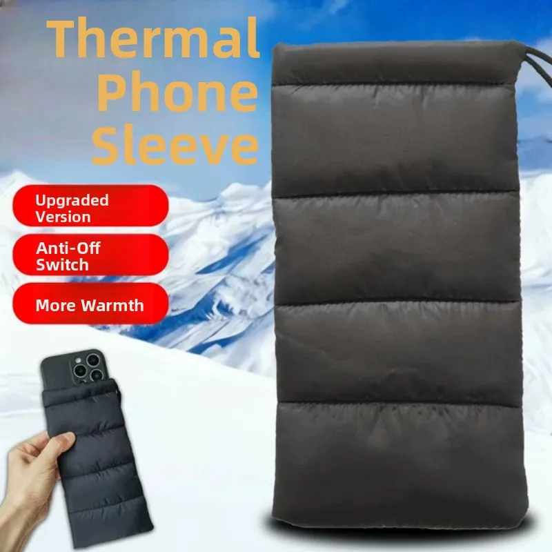 

Winter Outdoor Mobile Phone Warmth Pa Anti-Freeze Continued Use Mobile Phone Outdoor Bag Traveling Plang Phone Case