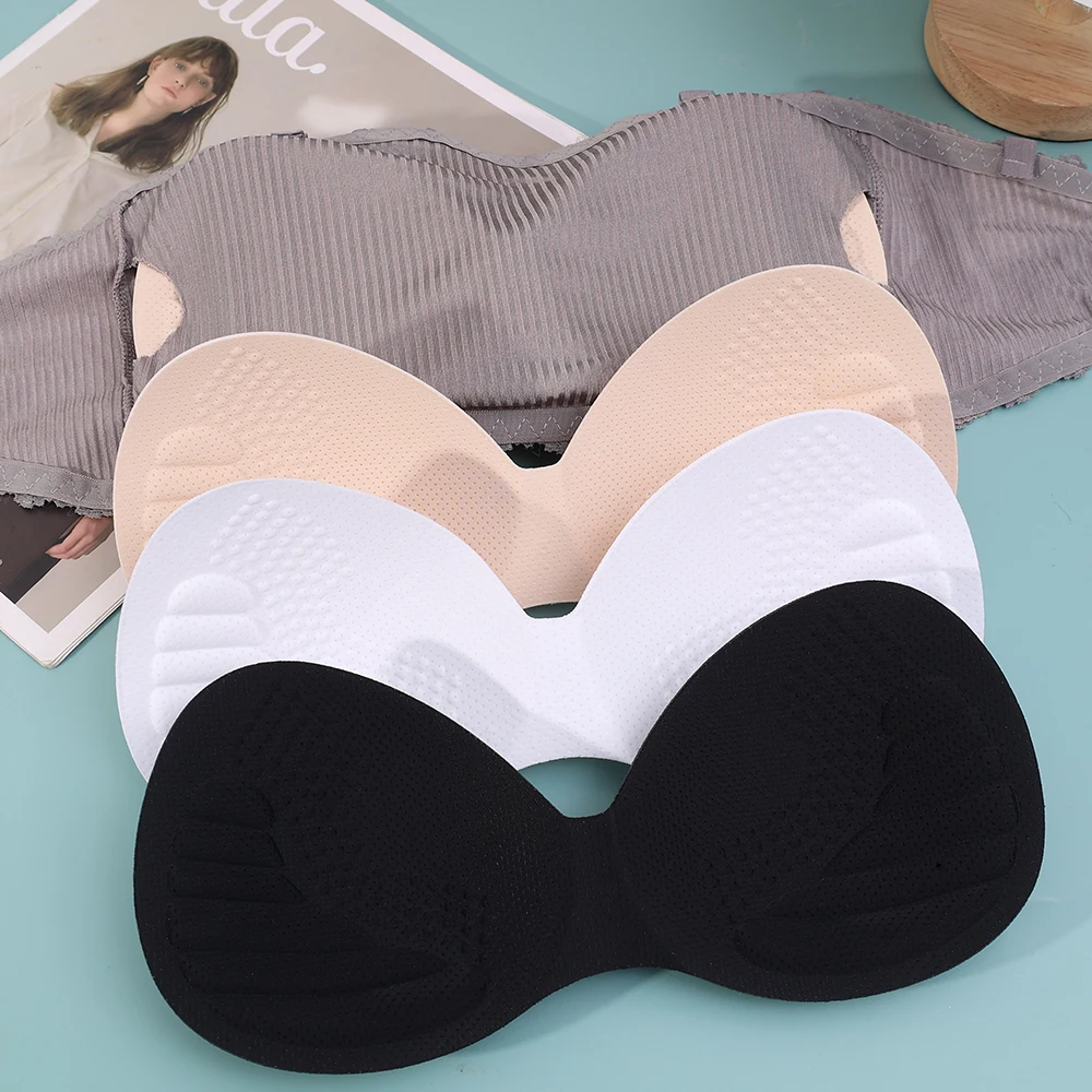 Bra Pads Removable Padding Inserts Cups Chest Push Up Padding Thicken Invisible Sexy Bra Cushions Push Up Pads Chest Accessories