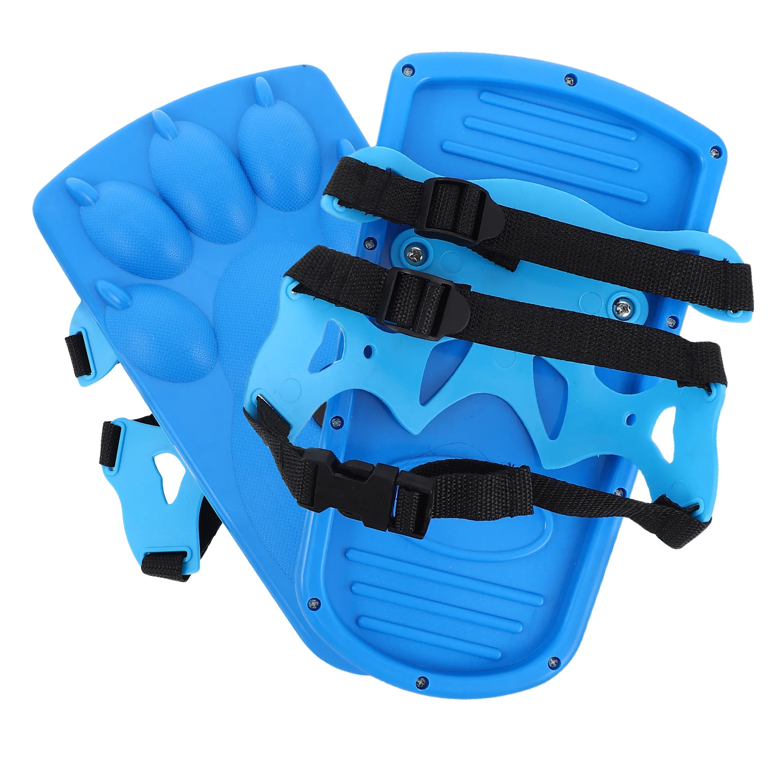 

2pcs Snow Footprint Shoe Kids Animal Lawn Outdoor Toddler Snow Prints Snowshoes Material Adjustable Straps