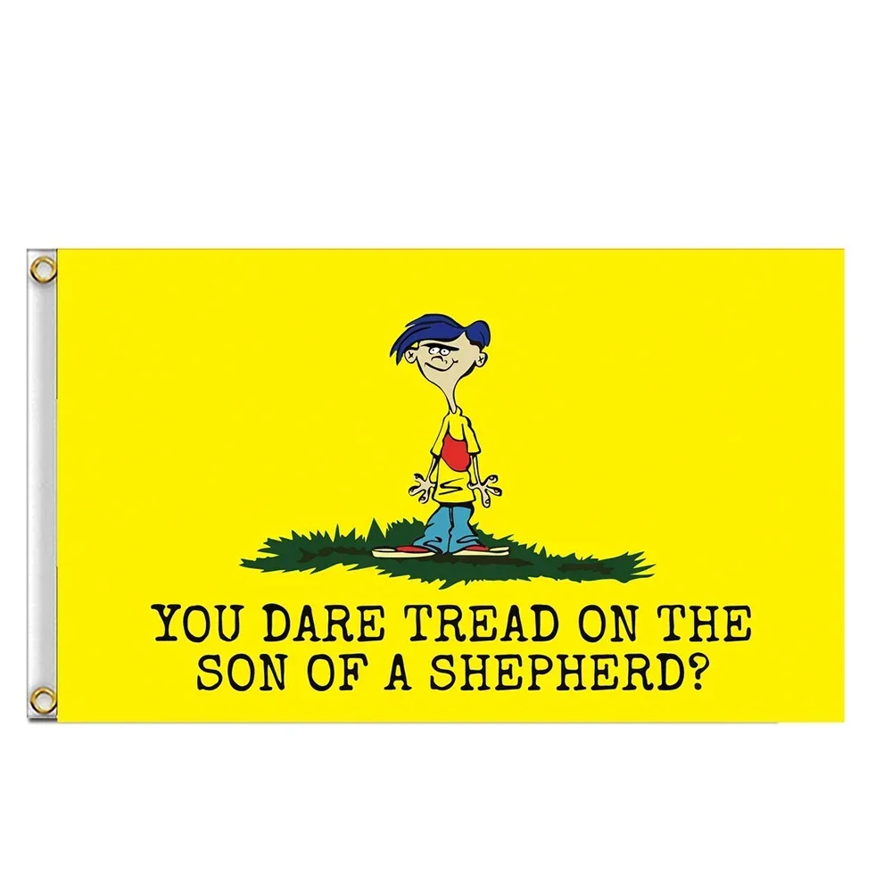 2x3ft 90x150cm You Dare Bande de roulement sur le fils d'un bannière de berger drapeau personnalisé