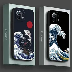 Katsushika Hokusai Japan Art Great Wave Phone Case For Xiaomi 14T 13T 12T 11T 14 Pro 11 Lite Poco X3 X4 X5 X6 M5 F5 F6 Pro Cover