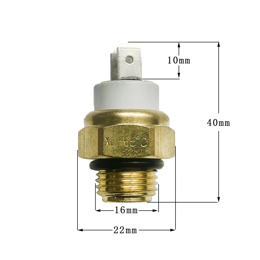 二輪車用ユニバーサル電気ラジエーター,水温度サーモスタット,ktm exc excf sx sxf xcw用温度センサー