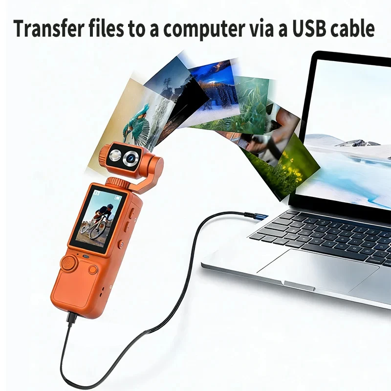 Caméra connectée wi-fi 4k portable pour voyage et vlogging_voghion.com