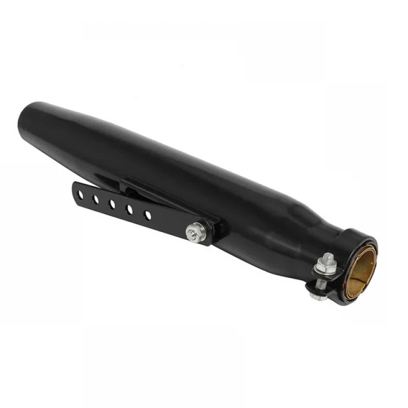 For Cafe Racer Bobber Chopper Custom Motorcycle Exhaust Muffler Retro Vintage Classic Electroplating Escap Moto