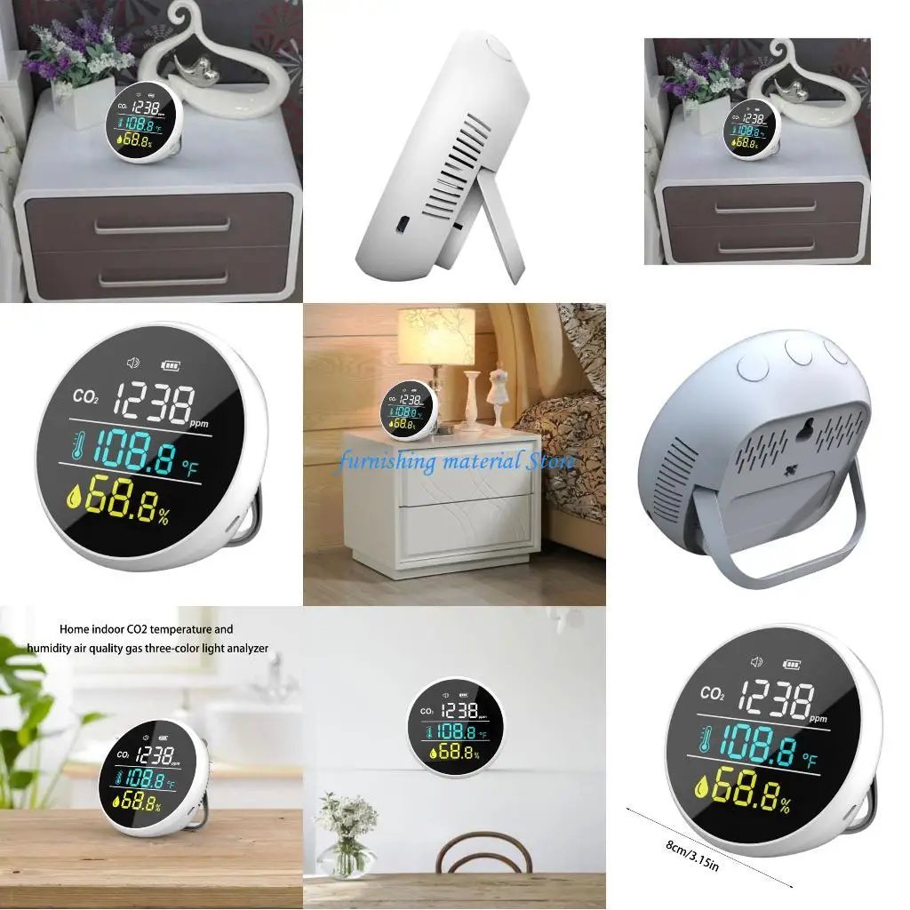 

Y5GD Digital Temperature CO2 Unit For Indoor Hygrometer Check And Information Storage