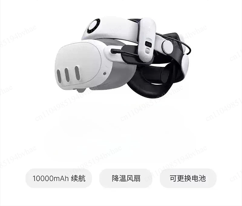 Headband suitable for Quest 3s headband accessories, magnetic suction, comfortable and durable range
