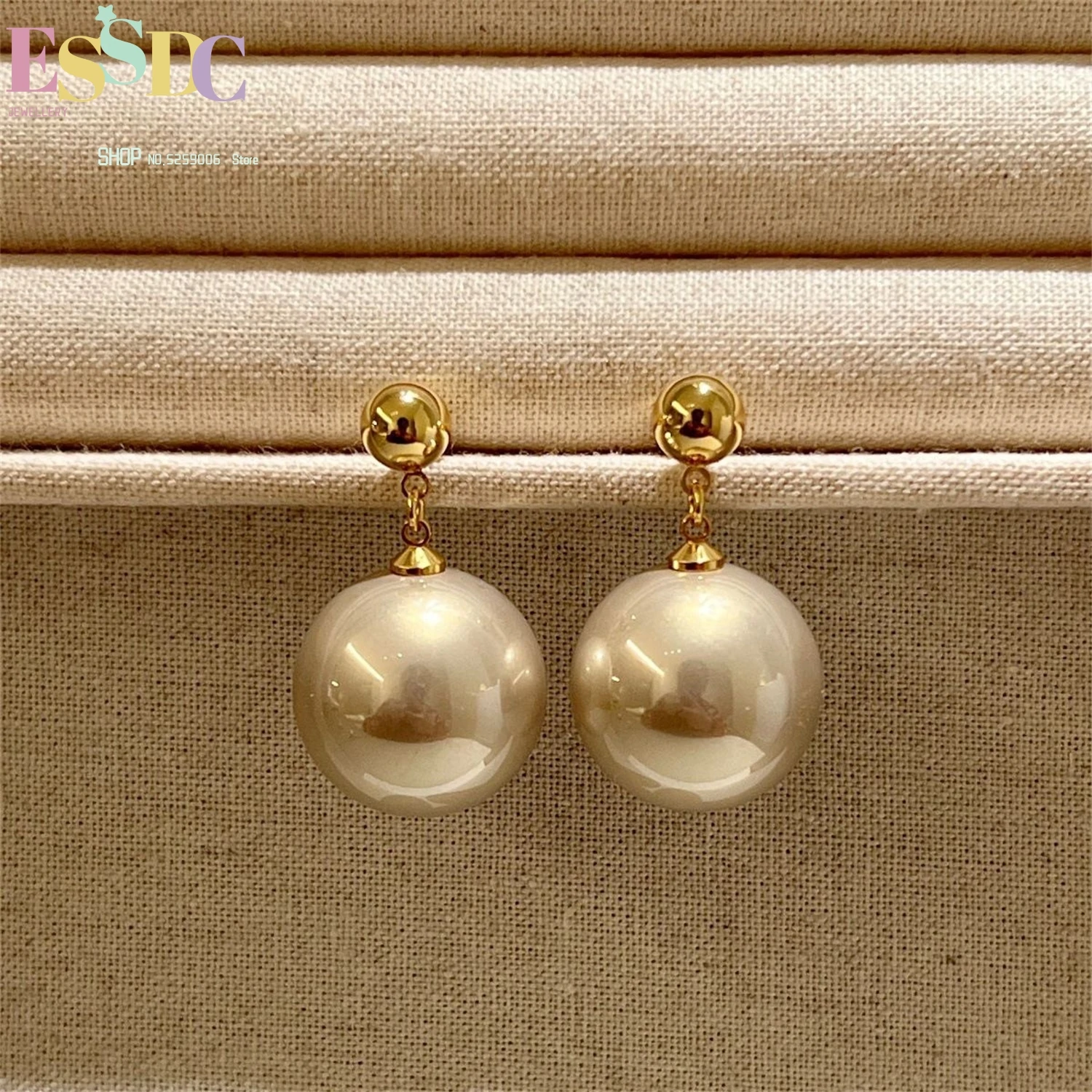 Brincos Grandes de Pérola para - Vintage Fashion Instagram avaliação e preço