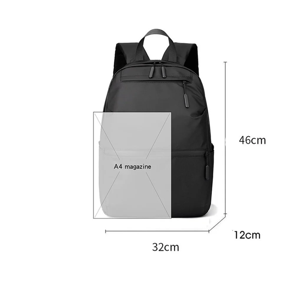 15.6inch Business Laptop Backpack Light Backpack Large Multifunctional Waterproof Travel Bag Backbag Casual Shoulder Bag For Men