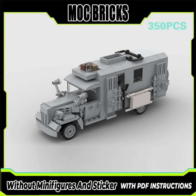 

Конструктор MOC: Модульная модель городской скорой помощи. Технологичный набор для сборки. Подарок для детей.