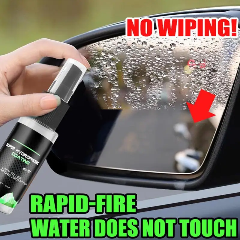 Auto Rain Agent 30ml Auto Rain Agent Spray Fluid Rainproof Agent For Vehicles Truck SUV Protective Coating For Side Window Car