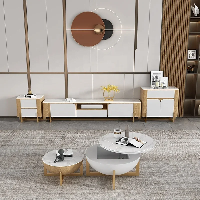 

Chubby Console TV Stand Cheap Cabinet Modern Supports Living Solid Wood Slate Wooden Storage Mesa Para Televisor Furniture Room