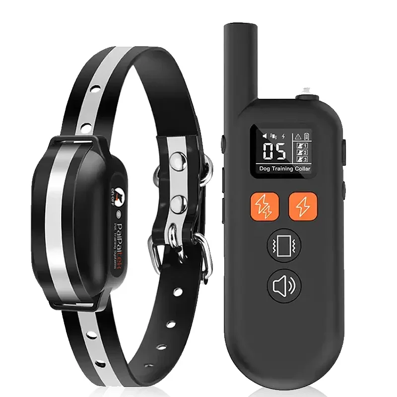 Collier de dressage pour chien Paipaitek, collier de dressage à distance électronique 3300 fonctions, collier anti-aboiement pour chiens de petite, moyenne et grande taille