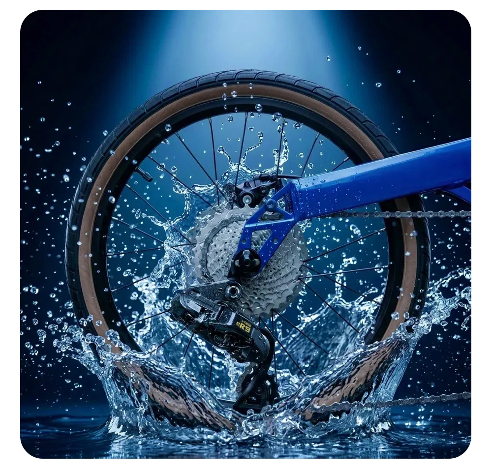 LTWOO ER9 Kabelloses Elektronisches Schaltgruppen-Set, Kompatibel mit 3-12 Gängen für 14-20 Zoll Faltrad/Rennrad mit Flachlenker – Detail 5
