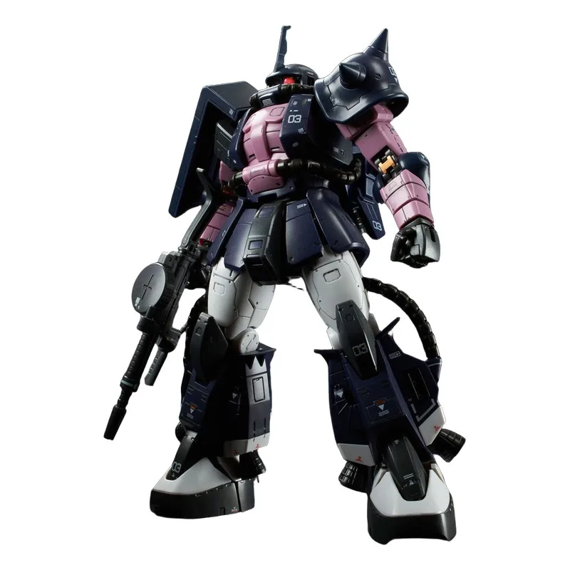 بانداي الأصلي RG ويب النسخة الحصرية MS-06R-1A الأسود ثلاثي النجوم مخصص عالية التنقل Zaku II أنيمي عمل الشكل الجمعية