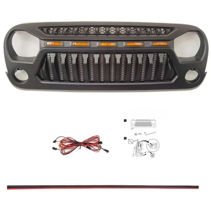 

Suitable for Wrangler JK modified Rebel medium grid, Wrangler modified Wrangler medium grid, front air inlet modified