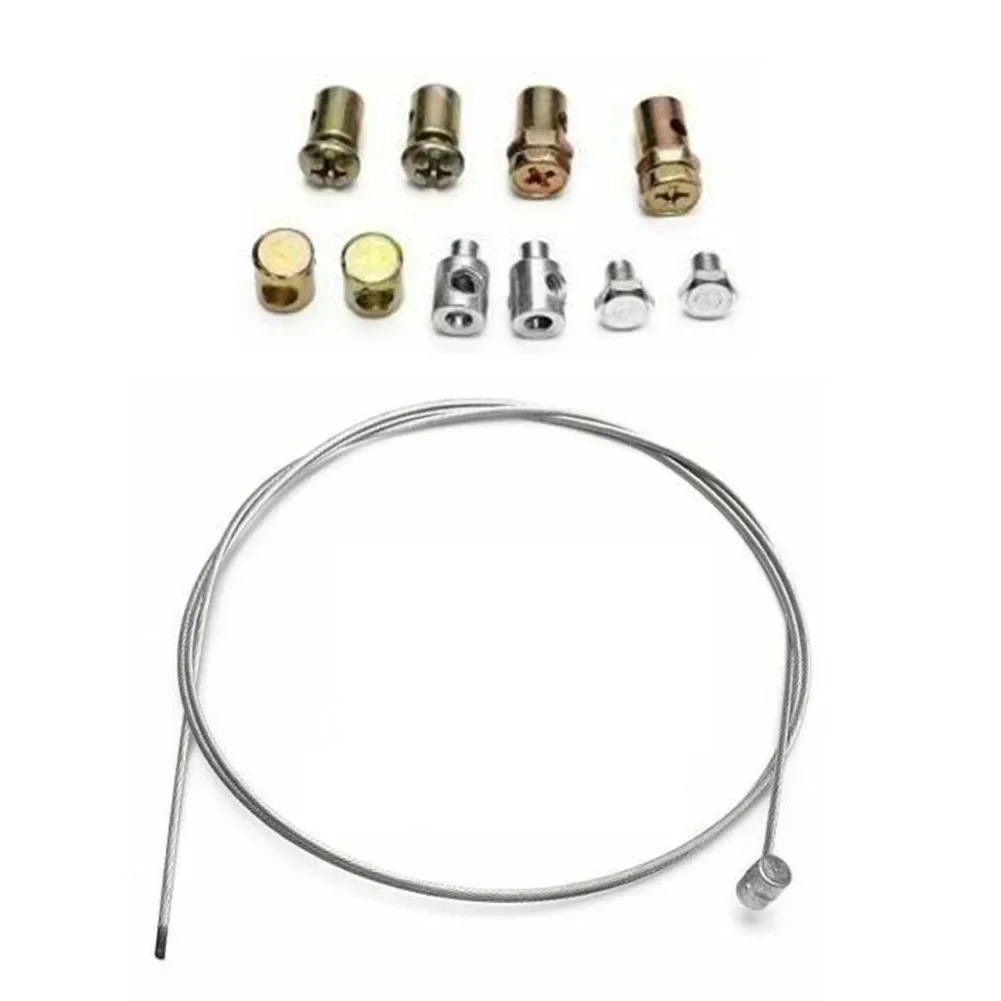 Cable Repair Kit Universal Throttle Clutch Lawn Mower Rotator Solderless Nipple With Sleeve Nut Set Steel Wire Spare Parts