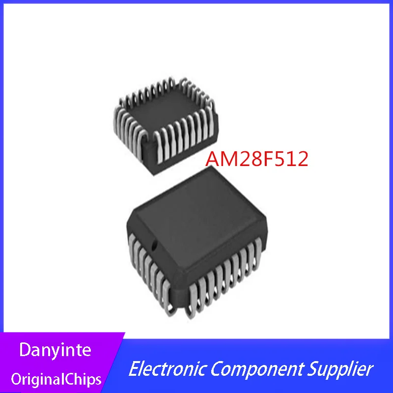 

10PCS/LOT AM28F512 AM28F512-150JC 28F512 PLCC32