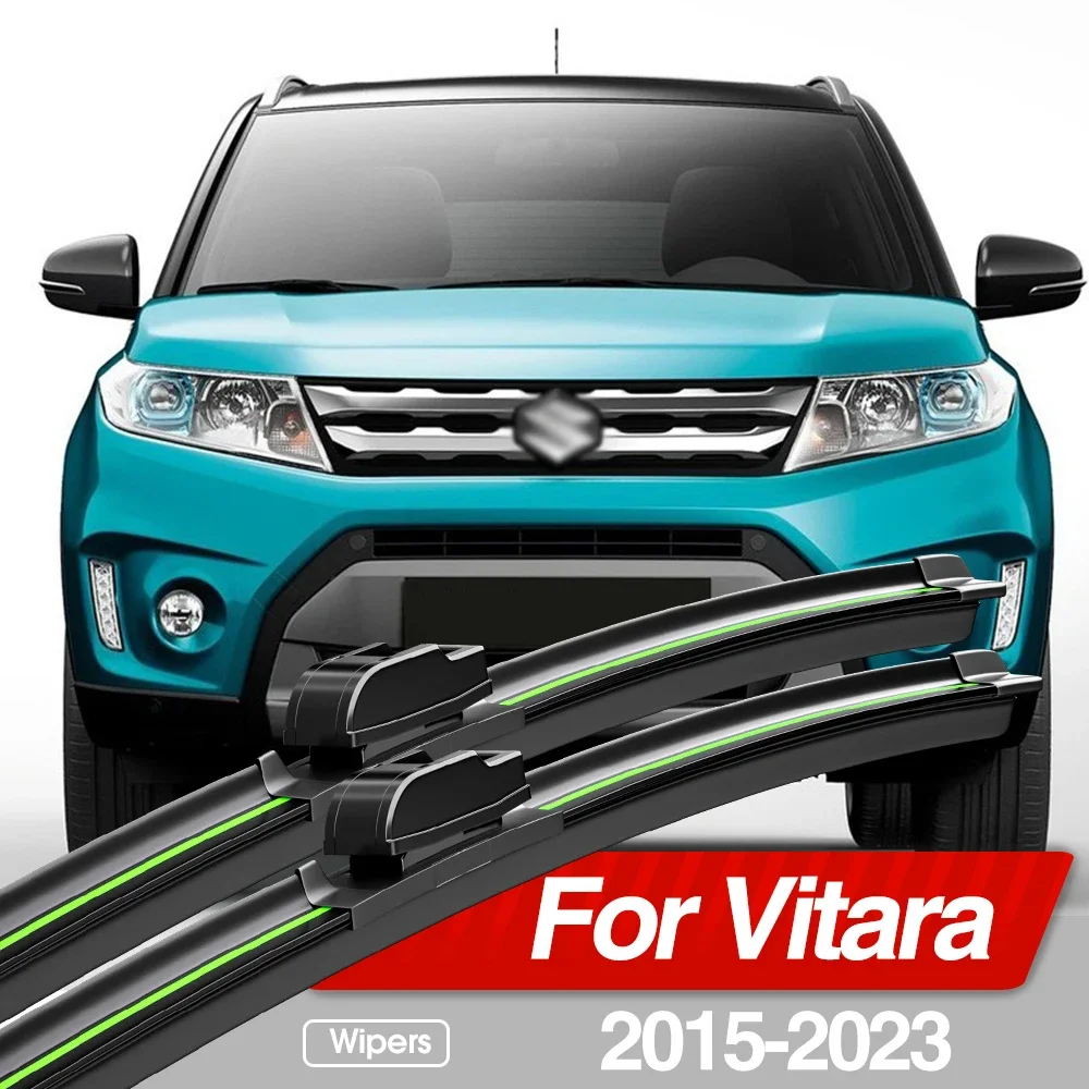 

For Suzuki Vitara 2015-2023 Front Windshield Wiper Blades 2pcs Windscreen Window Accessories 2016 2017 2018 2019 2020 2021 2022