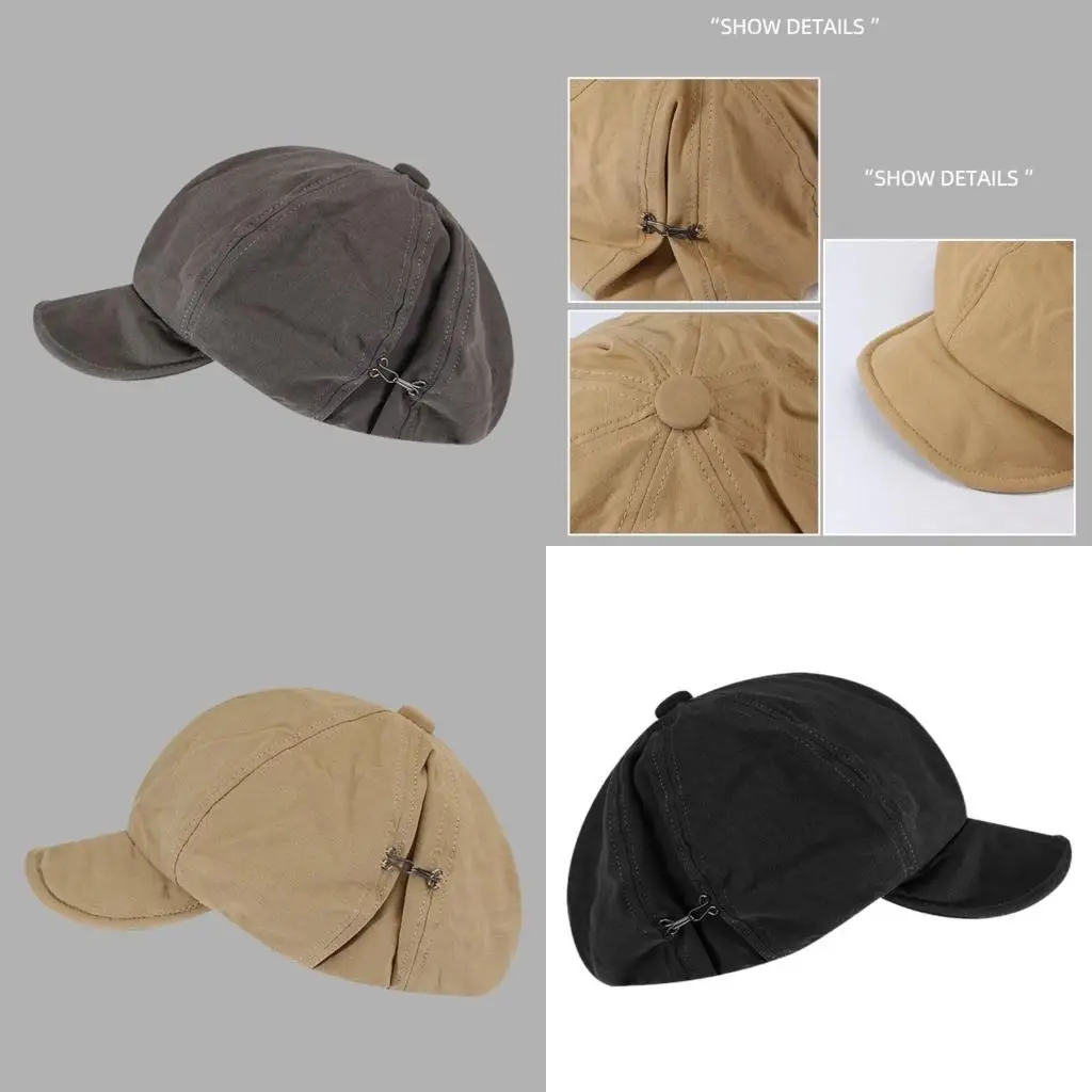 

P9FE Unisex Newsies Hat Hat Painter Hat Painter Hat для Unisex City Walk Hat Британская шляпа