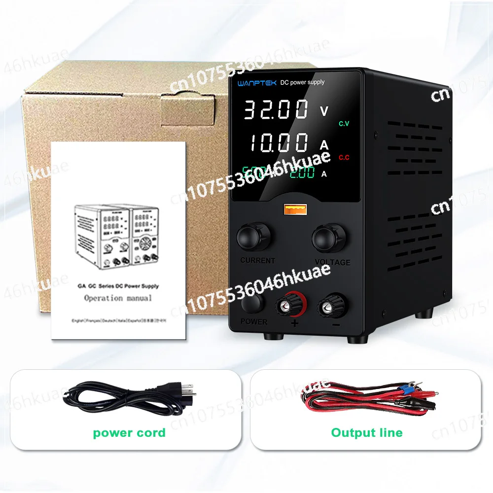 

Wanptek Лабораторный источник питания постоянного тока 32 В 62 В 120 В 160 В Регулируемый импульсный источник питания с USB-регулятором зарядки 5 В 2 А