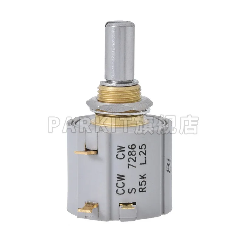 Precision Multi-turn Potentiometer 10-turn Winding Potentiometer for CCW CW S7286R1K2K5K10K20K50K100K