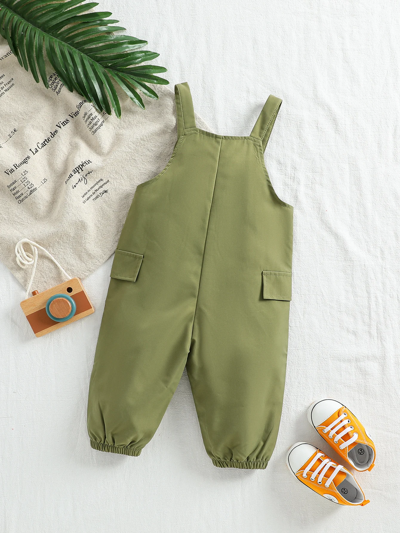 2025 All Seasons New Children Overalls Print Letter Boys/Girl Casual Fashion Kids Jumpsuit  Baby Unisex Solid Suspender Trousers
