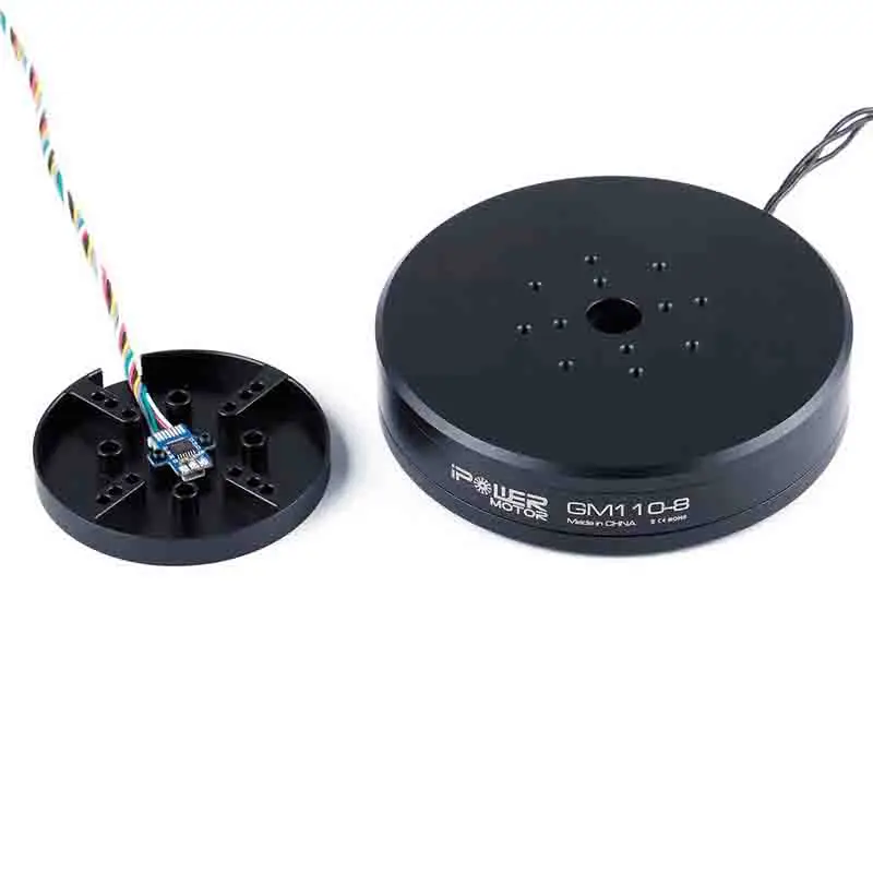 AeroPartsIFlight IPower GM110-8 Hollow Shaft Gimbal Motor AS5048A Encoder 3-axis for Brushless Stabilization Camera Motor