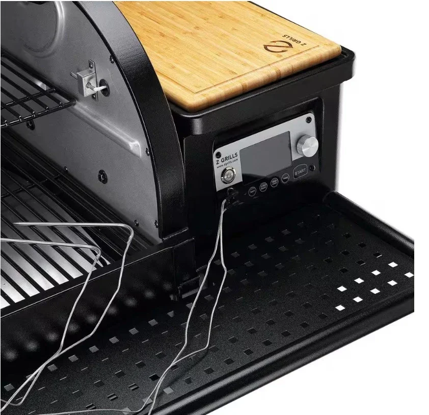OEM Wood Pellet Grill 1068 Sq.in Bbq Grills Outdoor Bbq Smoker Meat Pellet Smoker Grill Machine with Pid Controller W i fi